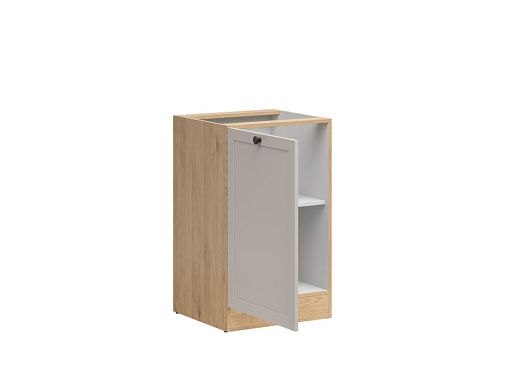 JUNONA RAMKA skříňka 50 cm, levá, dub bernstein/kašmír