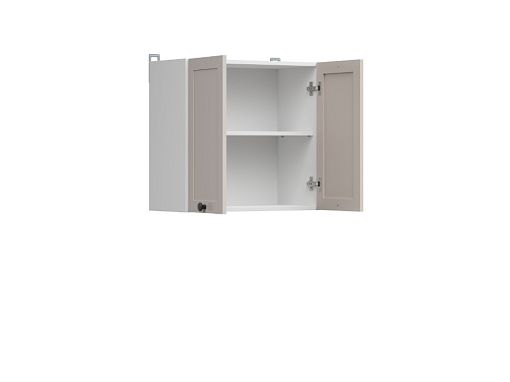 Junona Ramka horní skříňka 60 cm, bílá/kašmír
