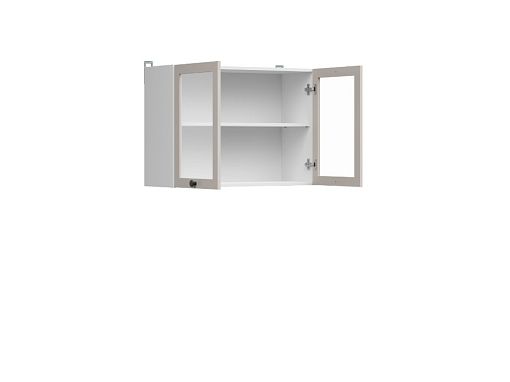 Junona Ramka skříňka 80 cm, bílá/kašmír