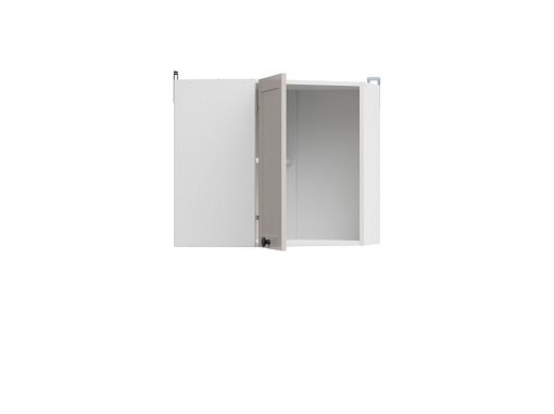 Junona Ramka rohová skříňka 60 cm, LP, bílá/kašmír