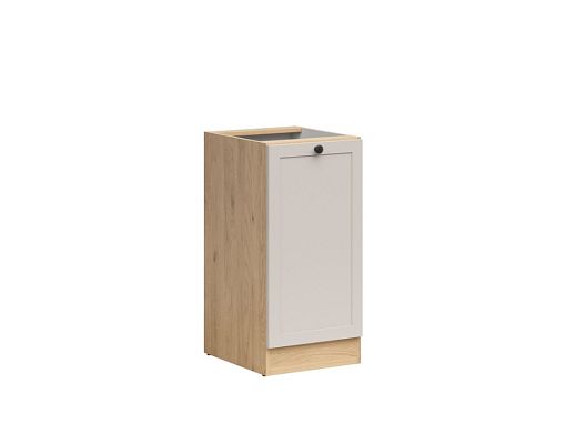 Kuchyňská skříňka Junona Ramka 40 cm, levá, dub bernstein/kašmír