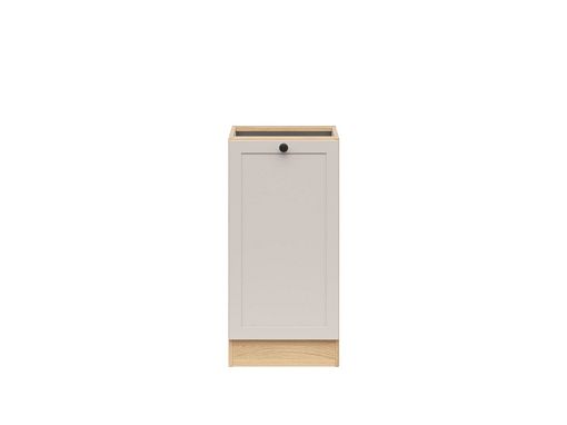 Kuchyňská skříňka Junona Ramka 40 cm, levá, dub bernstein/kašmír