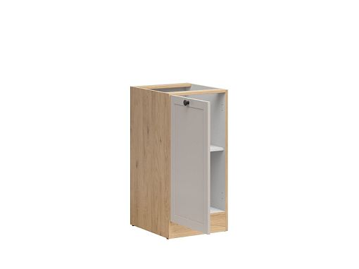 Kuchyňská skříňka Junona Ramka 40 cm, levá, dub bernstein/kašmír