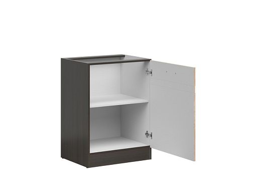 Kuchyňská skříňka Junona 60 cm, pravá, wenge/dub sonoma