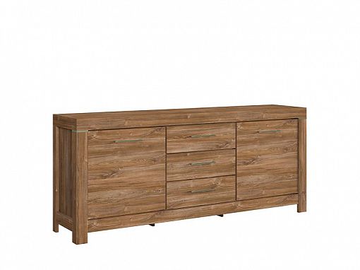 GENT komoda KOM2D3S/9/20, dub stirling