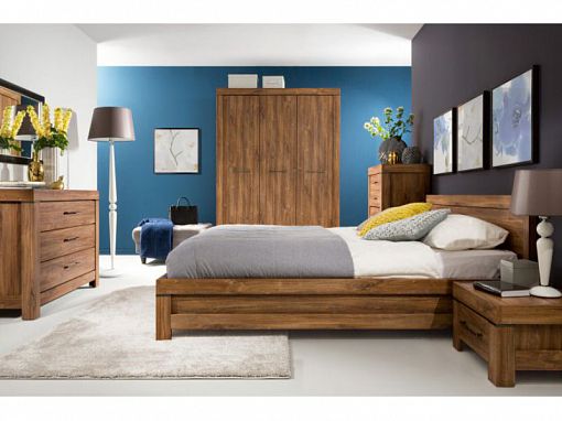 GENT noční stolek KOM1S, dub stirling