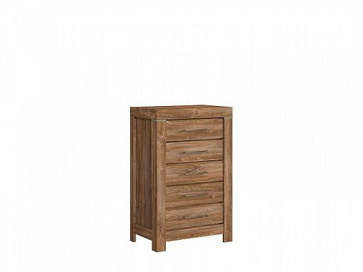 GENT komoda KOM5S/10/7, dub stirling