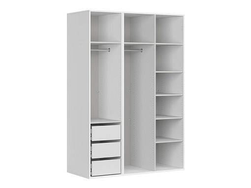 FLEX šatní skříň 150/18, bílá