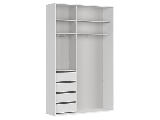 FLEX šatní skříň 150/19, bílá