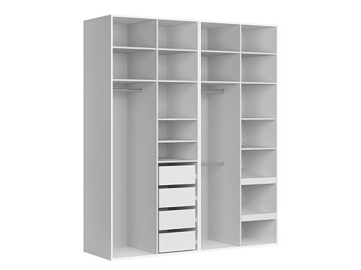 FLEX šatní skříň 200/120, bílá