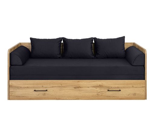 TETRIX postel 80 cm, sestava, dub wotan/Solar 99
