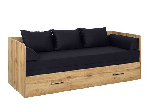 TETRIX postel 80 cm, sestava, dub wotan/Solar 99