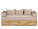 TETRIX postel 80 cm, sestava, dub wotan/Modone 9702