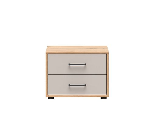 Noční stolek Hinton KOM2S, dub artisan/kašmír