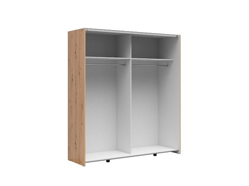 Šatní skříň Hinton SZF2D/170, dub artisan/kašmír