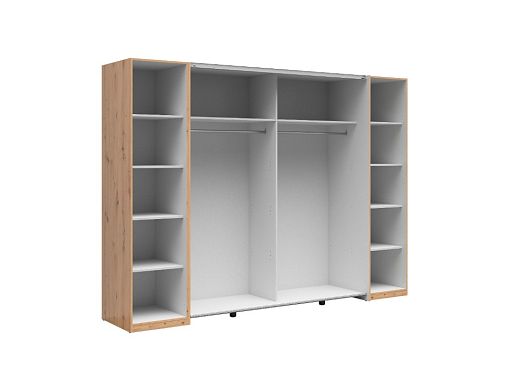 Šatní skříň Hinton SZF4D, dub artisan/kašmír