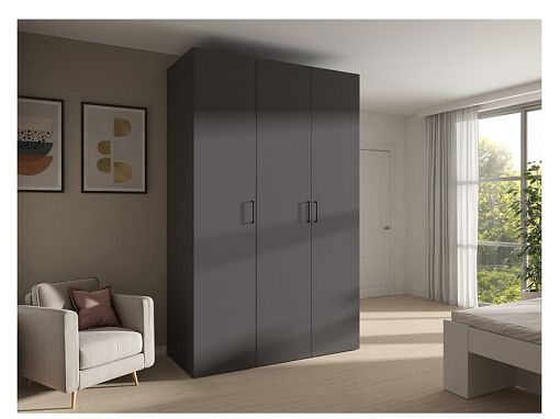 Šatní skříň Flex 150/228, grafit