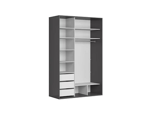 Šatní skříň Flex 150/236, grafit