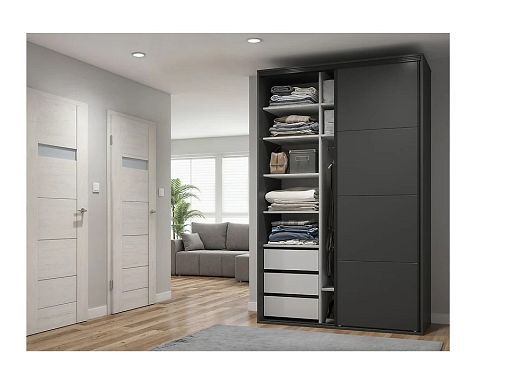 Šatní skříň Flex 150/236, grafit