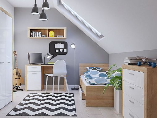 Balder Závěsná skříňka SFW/120, Dub riviéra