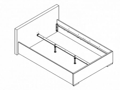 ERGO FUTON - univerzální sada lišt a nožek do čalouněných postelí